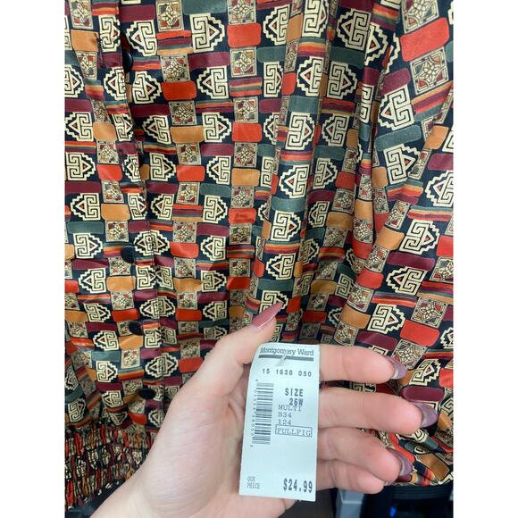 Vintage 70s Truffles Women 26 Blouse Lightweight Retro Groovy California Blouse - Picture 3 of 8